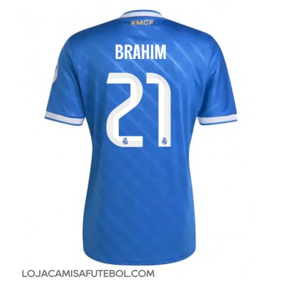 Camisa de Futebol Real Madrid Brahim Diaz #21 Equipamento Alternativo 2025-26 Manga Curta Camisa de Futebol Real Madrid Brahim Diaz #21 Equipamento Alternativo 2025-26 Manga Curta